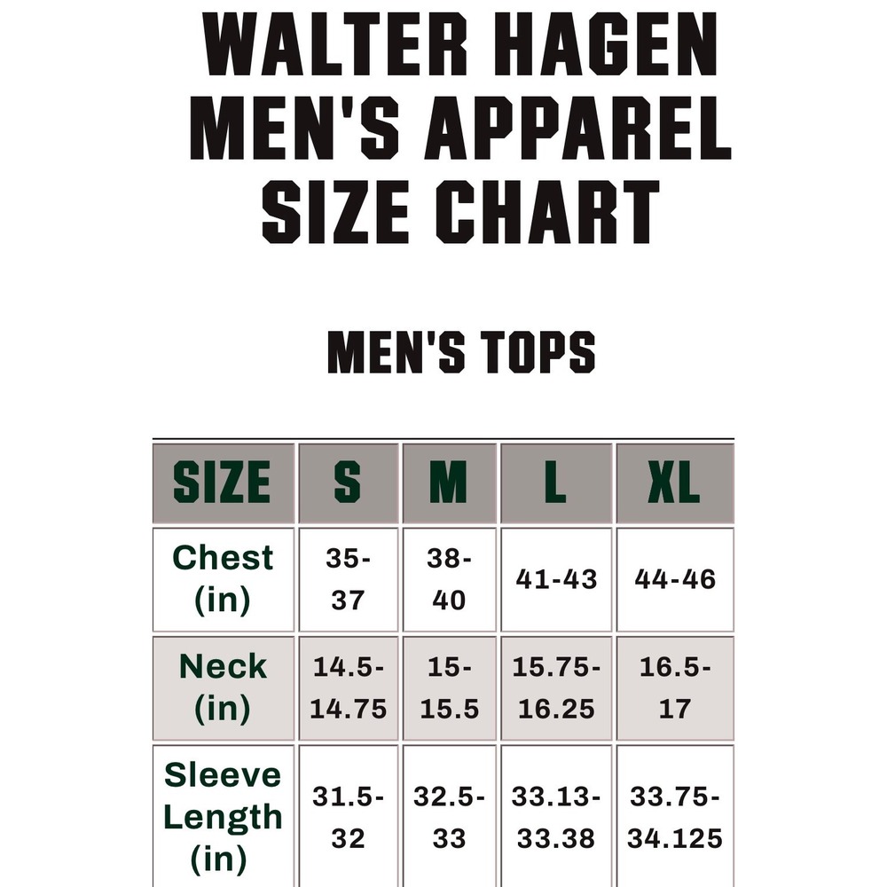 NWT Men's Walter Hagen Clubhouse Midweight 1/4 Zip - Small - Light Khaki - Picture 7 of 7